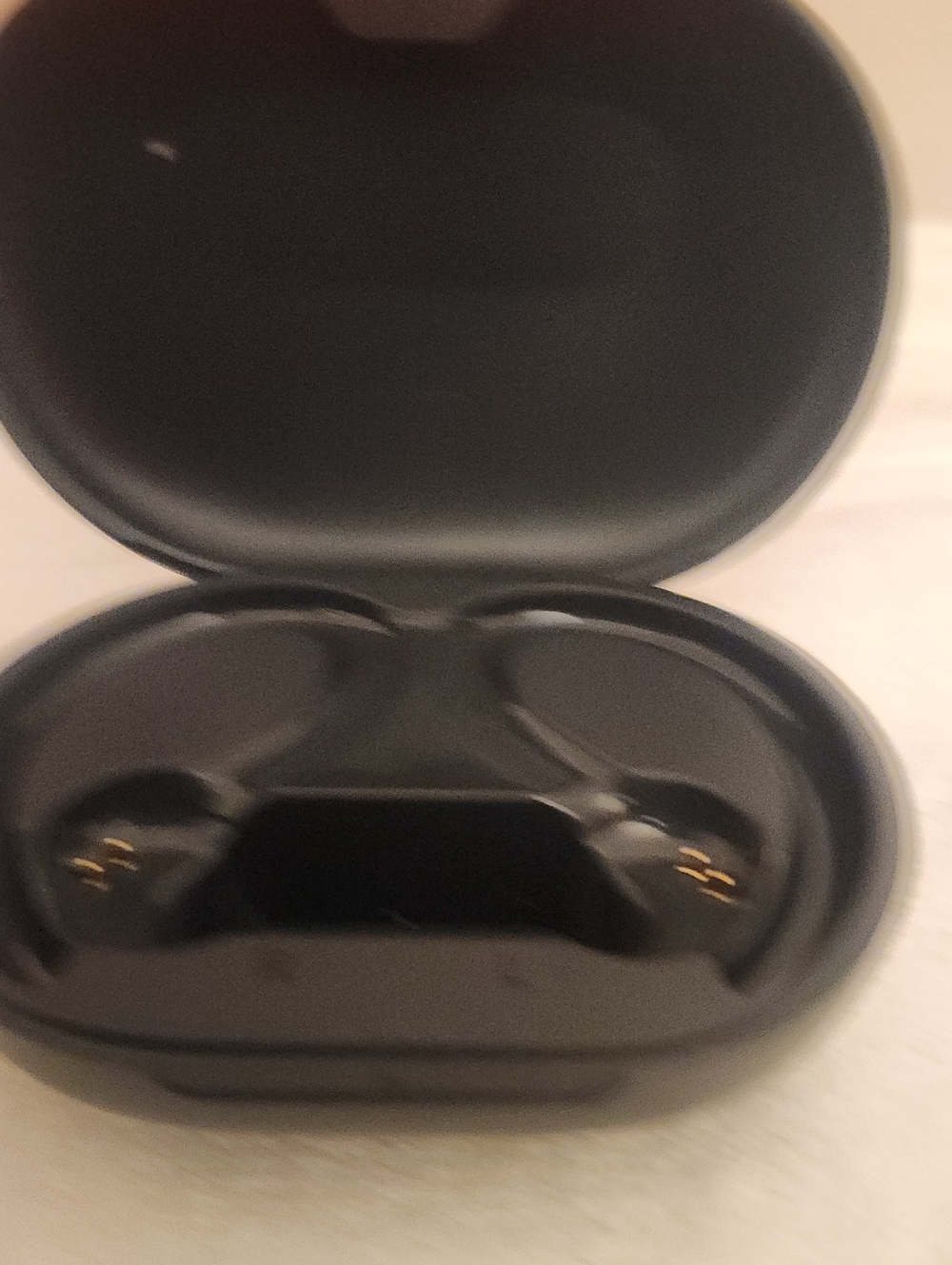 Portable Black Charging Case for True Wireless Earbuds